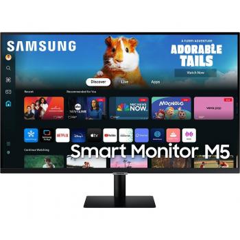Samsung Smart Monitor M5 27 Full HD (1920 x 1080 píxeles) LED VA, 60 Hz, HDR10, Funciones Smart