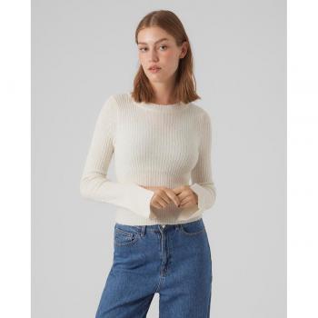Vero Moda Jersey corto con aberturas en las mangas de mujer