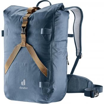 Mochila Deuter Amager 25+5L unisex azul marino con capacidad ampliable