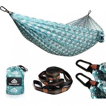 NATUREFUN Hamaca Ultraligera para Camping | 300 kg de Capacidad de Carga