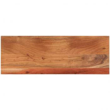 Mesa Rectangular de Madera Maciza de Acacia 90x40x2,5 cm