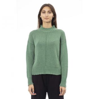 Alpha Studio Green Wool Sweater - IT42|M