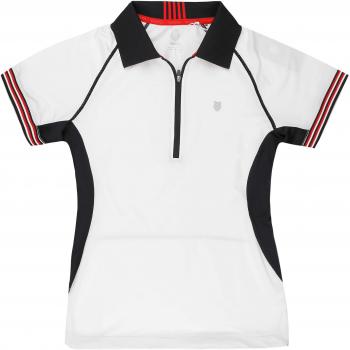 K-Swiss 191908100 Polo, Mujer, Blanco, XL