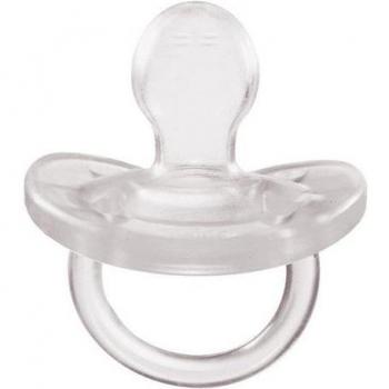 Chupete Chicco Ortodóntico Todogoma Physio Soft Active silicona 16-36 M transparente x2 Unidades