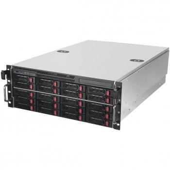 Silverstone SST-RM43-320-RS Rack para servidor, caja de disco duro externo, capacidad para discos duros de 2.5/3.5, color gris