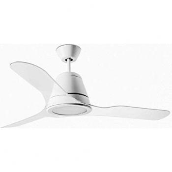 Ventilador de techo ip20 tiga led 16.6w blanco cálido - 3000k on-off blanco brillante tr