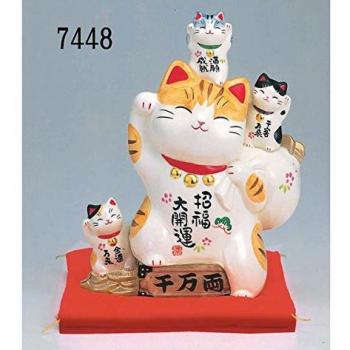 Hucha japonés Maneki-neko Figuras Buena Suerte 7448