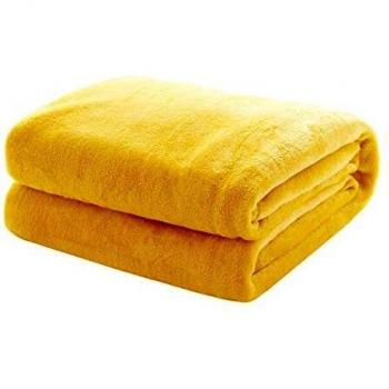 Mixibaby , Maße Decke Sarah:240 cm x 270 cm, Farbe H+D:Gelb A6310 Yellow