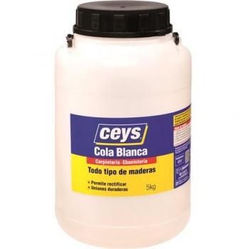 CEYS CE501706 Cola Blanca Madera Bote BE 5KG, Standard