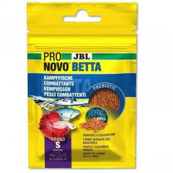 JBL ProNovo Betta Grano S 20 ml - Alimento para peces betta, grano fino