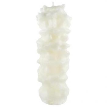 Aromasenses Vela 1000 Nudos Blanca - Velas Esotéricas para rituales varias formas y colores - Fuerza - Vitalidad - Tumba Trabajos - Atar y Cortar Amarres - Rompe Traumas -