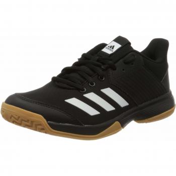adidas Ligra 6, Zapatillas de vóleibol Mujer, Core Black FTWR White Gum M1, 44 2/3 EU