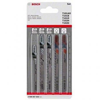 Set de 5 Lamas para Sierra de Calar Bosch para Madera y Plásticos - 2608667858