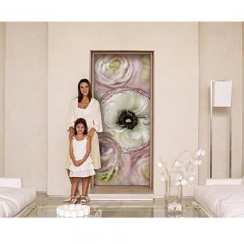 Fotomural Day Dream (Flores blancas y rosadas) 0,92 x 2,2 m. - Fotomurales Komar