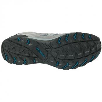 Columbia Botas de Senderismo Redmond™ III Waterproof para Hombre, Gris/Azul, Talla 43