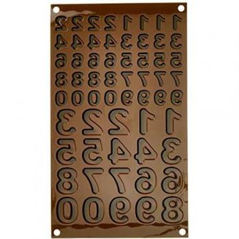 Silkomart SF174 Molde de Silicona Choco 123, Color marrón