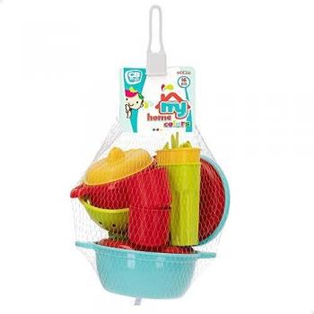 MY HOME Menaje de Cocina con Red 16 Piezas +24 Meses