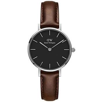 Daniel Wellington Reloj Analógico para Mujer de Cuarzo con Correa en Cuero DW00100233