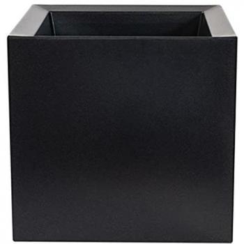 Macetero de Polietileno Antracita 40x40 cm WELLHOME ZANVIC
