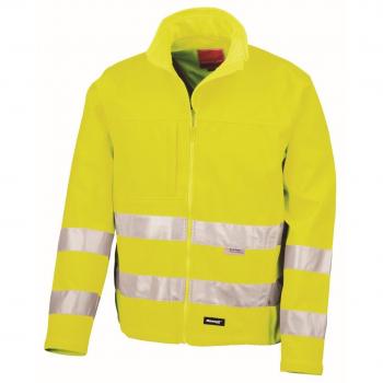 Result High Viz Soft Shell Jacket Fluorescent Yellow XL
