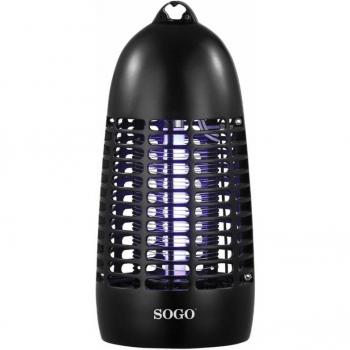 Lámpara Mata Insectos Sogo 6W con Fácil Limpieza y Diseño Robusto