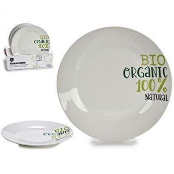 Plato Llano Porcelana Ø 24,5 Cm