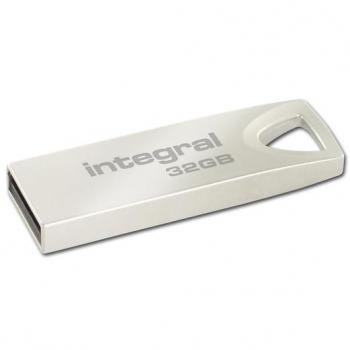 Pendrive Integral Arc 32GB USB 2.0 Metálico con Carcasa Elegante para Llavero
