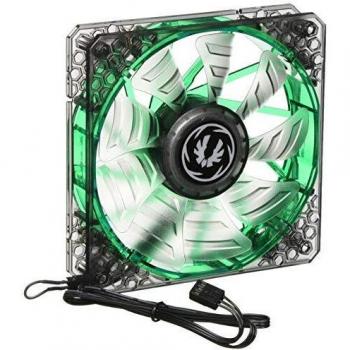 BitFenix Spectre PRO 120mm Green LED Black PC Casing Fan - Model BFF-LPRO-12025G-RP