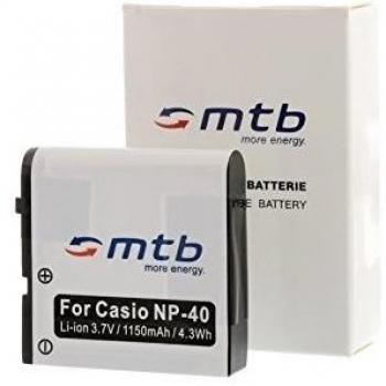 Batería NP-40 para Casio Exilim EX-Z200, Z300, Z400, Z450, Z500, Z600