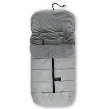 Pirulos 45100030 - Saco carro, diseño velour, 48 x 82 cm, color gris