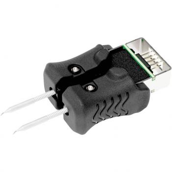 Punta de soldadura tipo Cincel Cónico Weller RTWPS 001 C MS, serie RTWPS, punta D0.1, compatible con Pinzas WXMTS