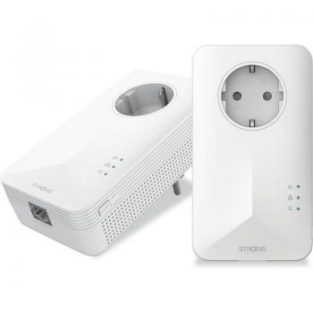 Strong Powerline 1000 Doble Pack PLC Gigabit Adapter Kit 1000 Mbit/s Ethernet Blanco