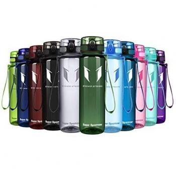 Super Sparrow Botella de Agua Deportiva -500ml - Sin BPA - Flujo de Agua rápida