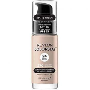 Revlon ColorStay Long-Lasting Mattifying Foundation for Combination/Oily Skin - Shade 270 Chestnut, SPF 15