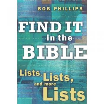 Bible Lists Companion: Comprehensive Guide to Biblical Themes and Topics by Bob Phillips
