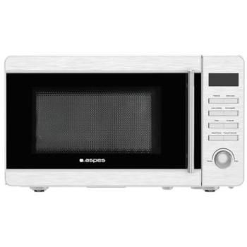 Microondas ASPES AMW2701DGX Inox 20L con Grill 800W y 8 Programas