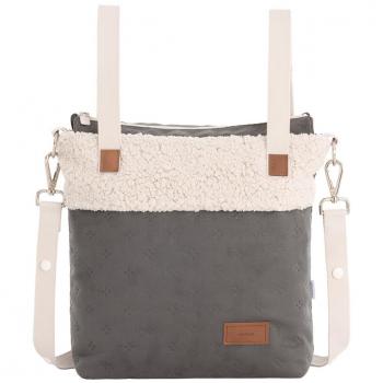 Bolso Talega Soft Winter Gris 12X40X35 Cm