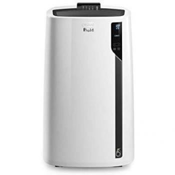 Aire Acondicionado Portátil De'Longhi PAC EL92 Silent, 9800 BTU/h, Clase A+, Temporizador 24H, Pantalla LED, 3 Velocidades de Ventilación, Termostato,