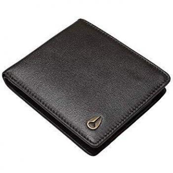 Nixon Cartera piel monedero portatarjetas de crédito brown