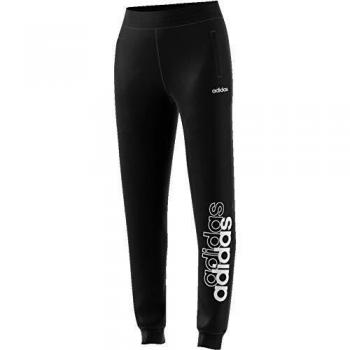 adidas W FAV TP Knt Pantalón, Mujer, Negro/Blanco, M
