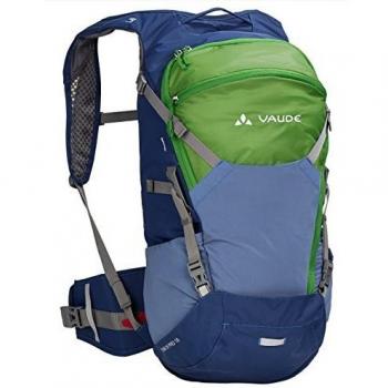VAUDE Moab Pro 18 - Bolsa de Bicicleta para Mujer, 20-29 l, 55 x 26 x 16 cm, Color Azul Marino