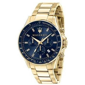 Maserati Stainless Steel, Yellow Gold PVD Men's Watch, SFIDA Collection - R8873640008