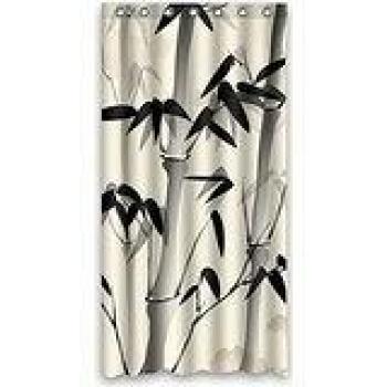 Outer-space Custom Bamboo Design Waterproof Polyester Fabric Bathroom Shower Curtain 36 inch x 72 inch,about 90cm x 183cm