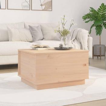 Mesa de centro 60x50x35 cm en madera maciza de pino Vidaxl Marrón