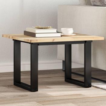 Tablero de mesa cuadrado madera maciza de acacia 60x60x2 cm Vidaxl Marrón