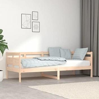 Sofá cama madera maciza de pino 80x200 cm vidaXL