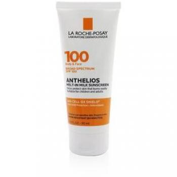 La Roche-Posay Anthelios SPF 100 Melt-In Milk Sunscreen Lotion for Face and Body