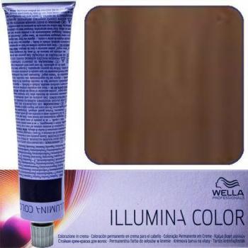 Wella Illumina Hair Dye 60ml - Medium Copper Gold 7/43