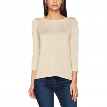VERO MODA New Vmtangle 3/4 O-Neck Button Blouse a, Camisa para Mujer, Marfil