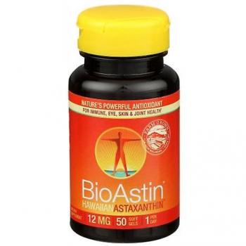 Nutrex Hawaii BioAstin Hawaiian Astaxanthin 12mg Softgels - 50 Capsules